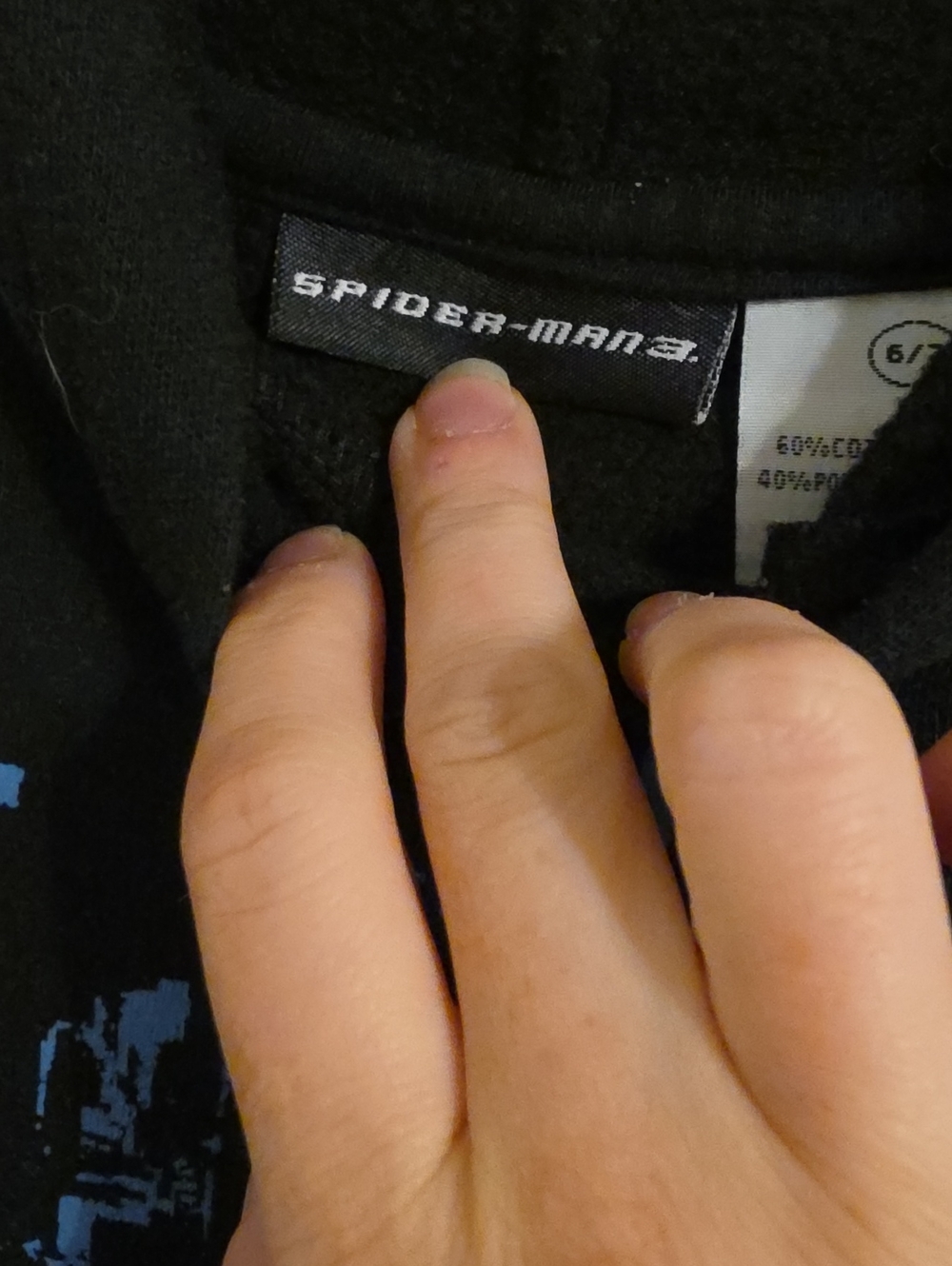 Spiderman 3 Boys Black Hooded Sweatshirt. In EUC - Picture 3 of 6